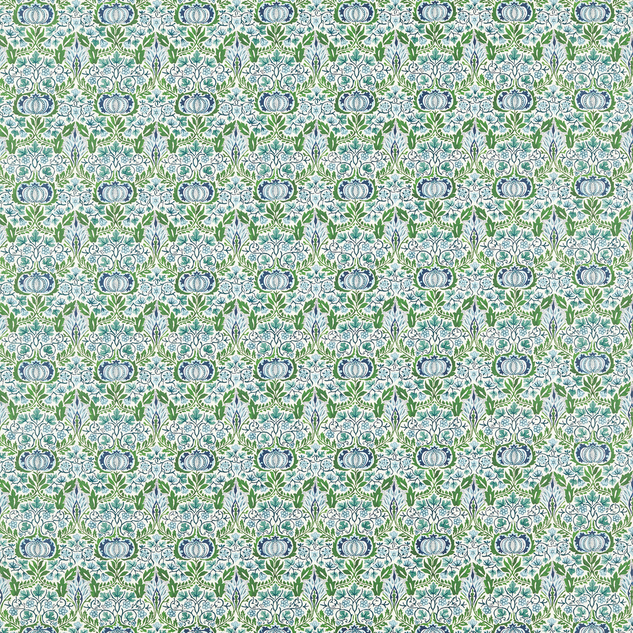 227250 Little Chintz Little Book of Morris Nettle & Woad Fabric by Morris & Co