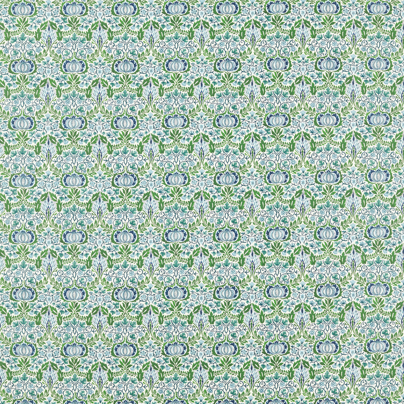227250 Little Chintz Little Book of Morris Nettle & Woad Fabric by Morris & Co