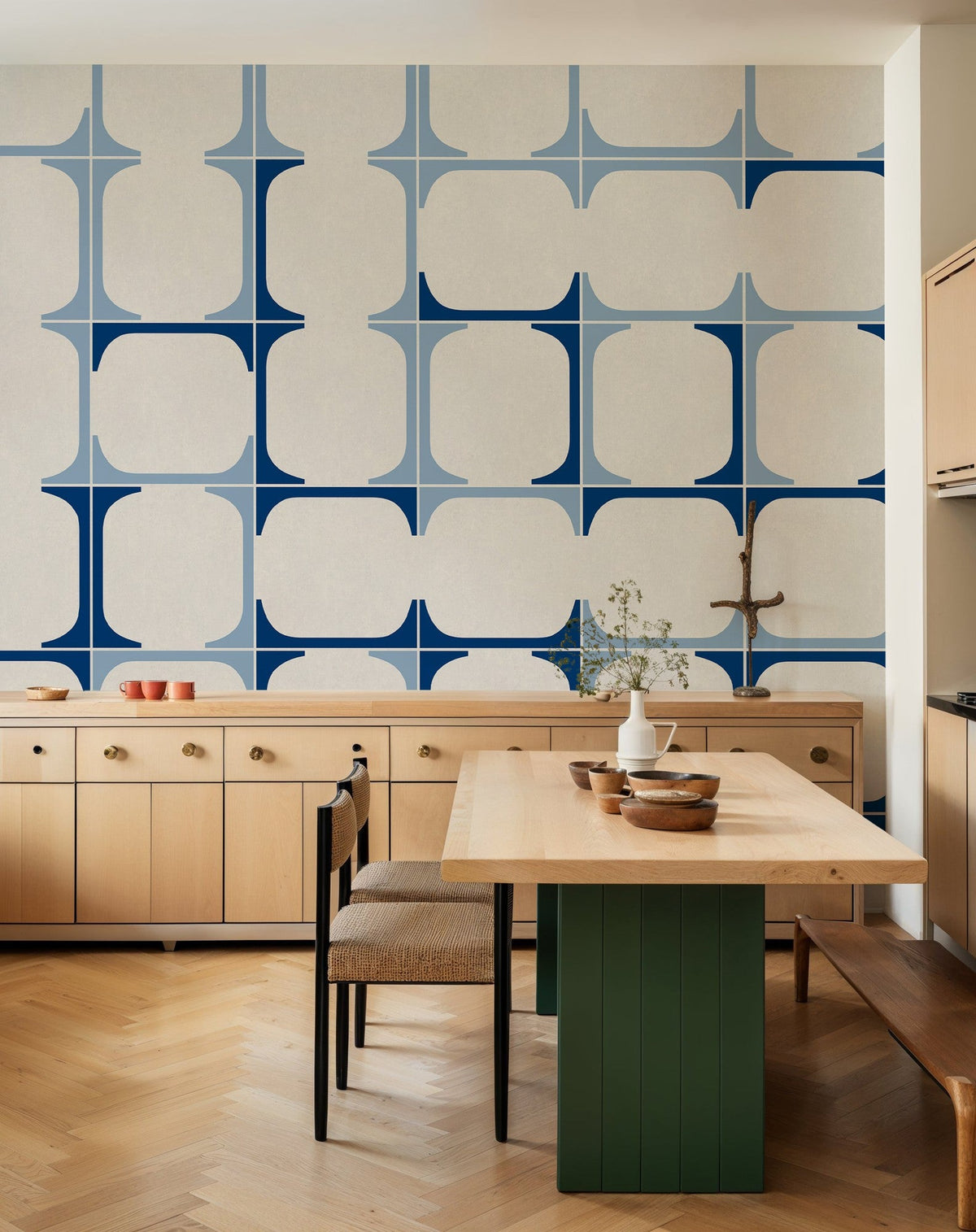 LL3101-3 Blaua Beige Llaüt Wallpaper by Tres Tintas