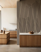 LL3102-1 Pinyol Black Llaüt Wallpaper by Tres Tintas