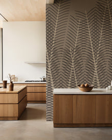 LL3102-1 Pinyol Black Llaüt Wallpaper by Tres Tintas