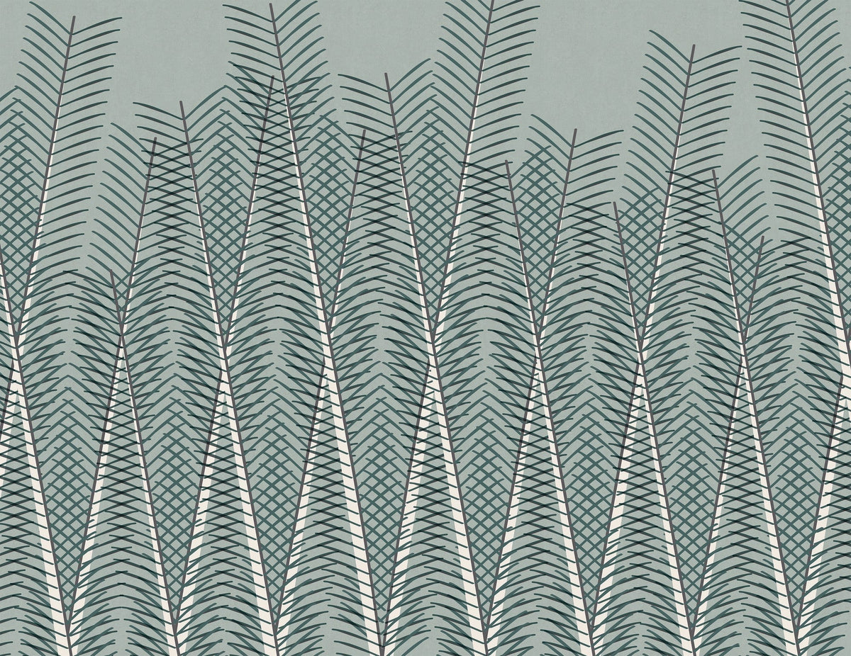 MLL3102-3 Pinyol Green Llaüt Mural by Tres Tintas (350x270cm)