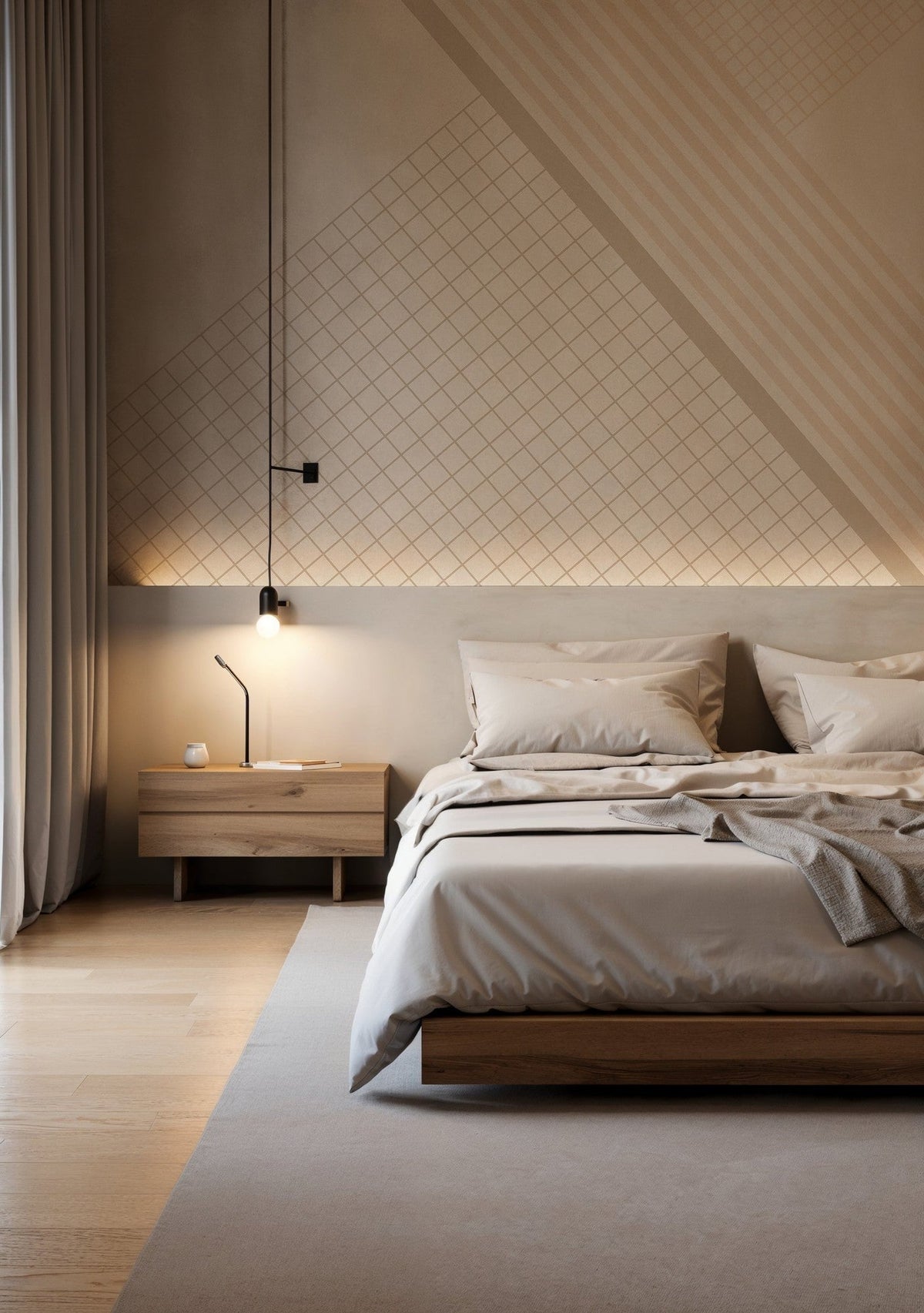 MLL3104-2 Ixent Beige Llaüt Mural by Tres Tintas (350x270cm)