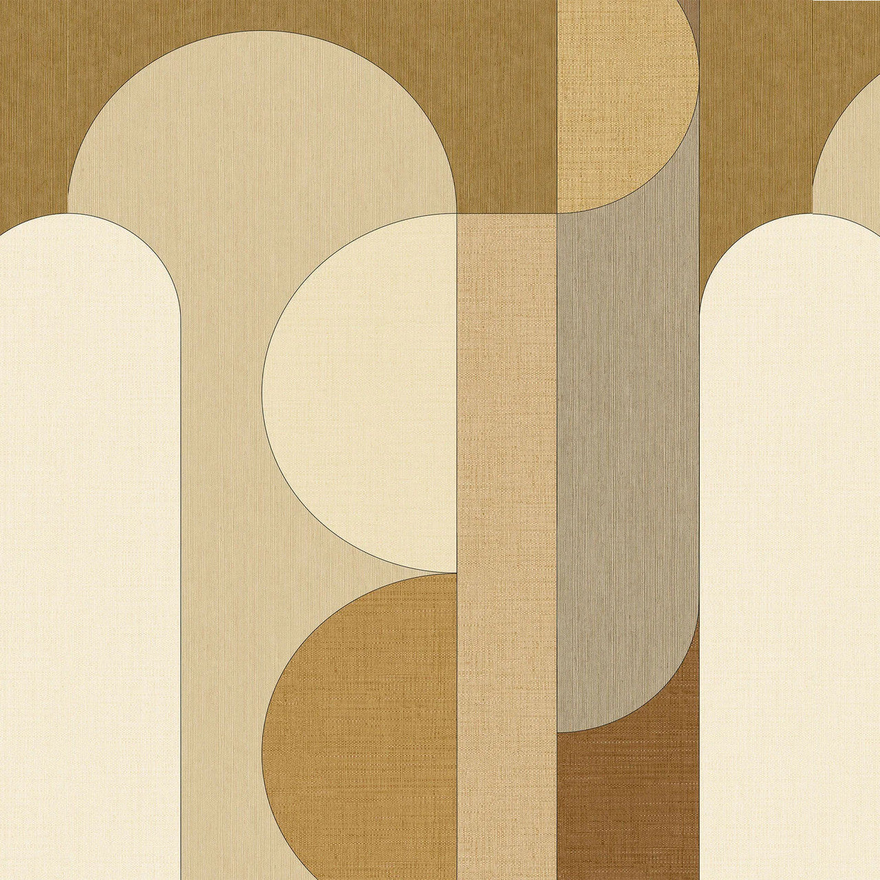 MMT106032027 Subtile Large Panel Matieres Wallpaper by Caselio