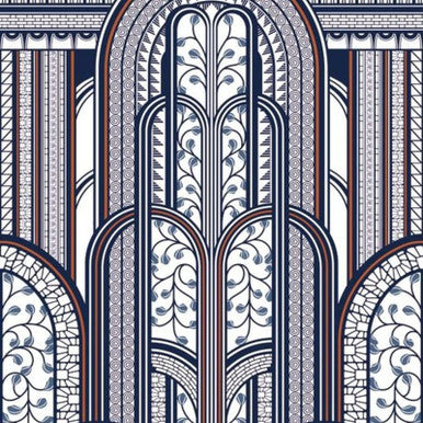 Paravent 1930 Mural by Casadeco