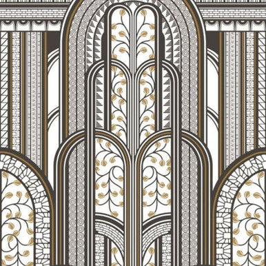 Paravent 1930 Mural by Casadeco