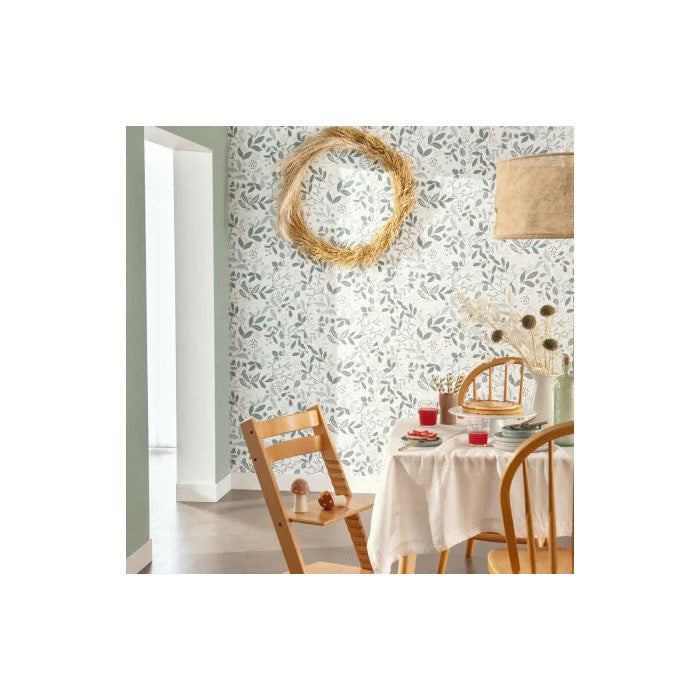 MNM100607020 Hygge Uni Les Mini Mondes Wallpaper by Caselio