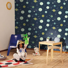 MNM105686066 La Voie Lactee Les Mini Mondes Wallpaper by Caselio
