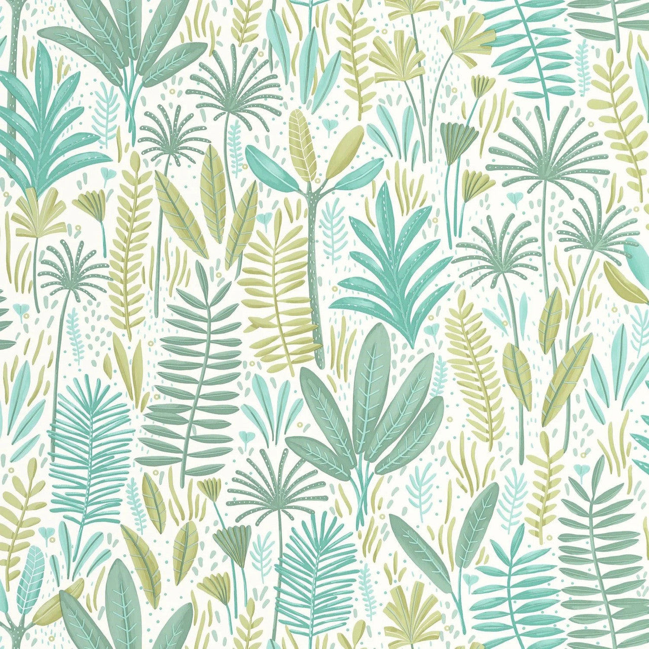 MNM105727177 Herbes Folles Les Mini Mondes Wallpaper by Caselio