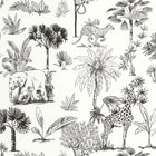 MNM105739090 Balade Dans La Savane Les Mini Mondes Wallpaper by Caselio