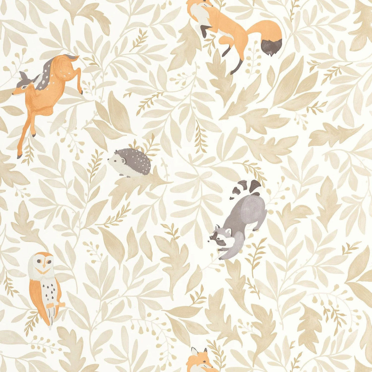 MNM105741010 Balade En Foret Les Mini Mondes Wallpaper by Caselio