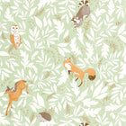 MNM105747000 Balade En Foret Les Mini Mondes Wallpaper by Caselio