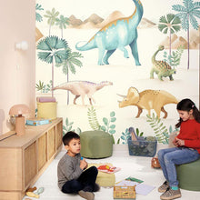 MNM105774502 Le Monde Des Dinosaures Les Mini Mondes Wallpaper by Caselio