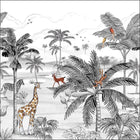 MNM105789009 Le Monde De La Jungle Les Mini Mondes Wallpaper by Caselio
