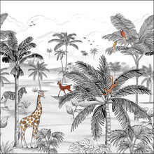 MNM105789009 Le Monde De La Jungle Les Mini Mondes Wallpaper by Caselio