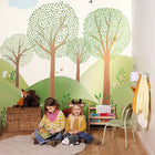 MNM105803206 Le Monde De La Foret Les Mini Mondes Wallpaper by Caselio