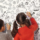 MNM105829090 A Vos Crayons Les Mini Mondes Wallpaper by Caselio