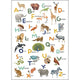 Let S Learn The Alphabet Large Les Mini Mondes Wallpanel by Caselio