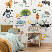 MNM105863403 Aprendemos El Alfabeto Les Mini Mondes Wallpaper by Caselio