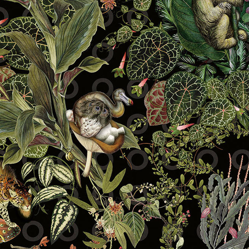 MO2071 Menagerie of Extinct Animals Moooi Extinct Animals Wallpaper by Arte