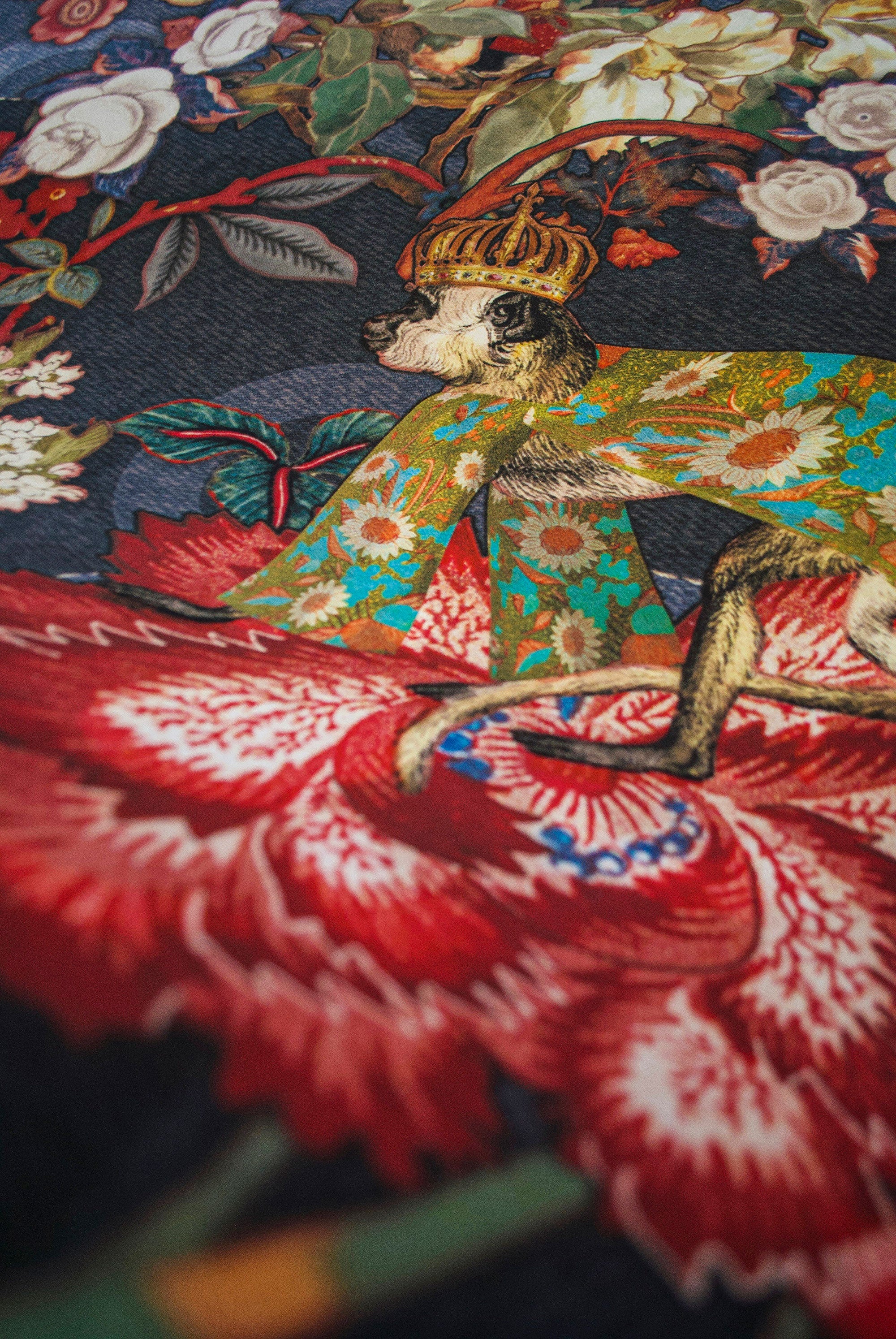 MO3010 Rendezvous Indigo Tokyo Blue Wallpaper by Moooi