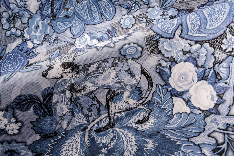 MO3012 Rendezvous Ming Blue Tokyo Blue Wallpaper by Moooi