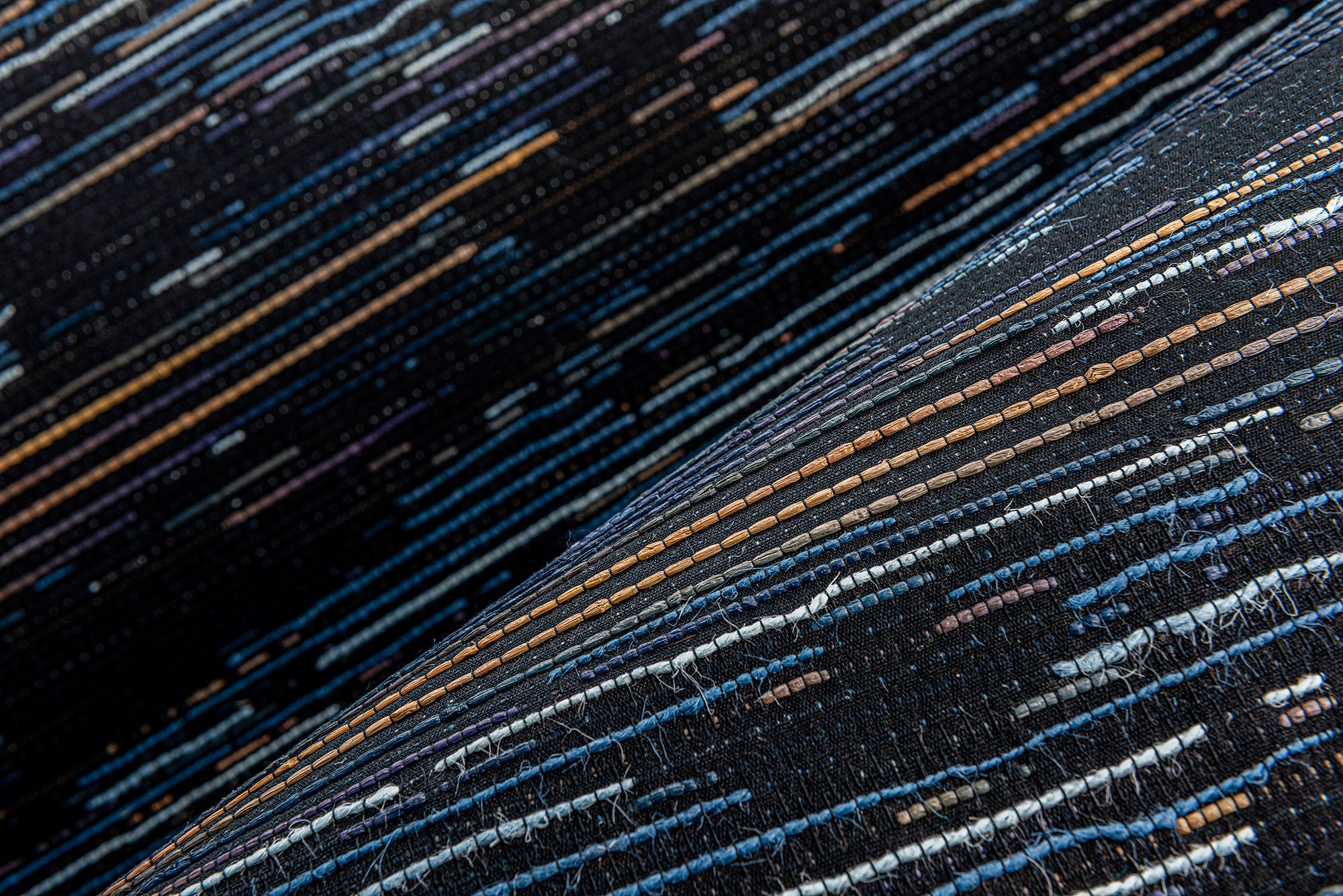 MO3020 Tie-Tami Sunset Tokyo Blue Wallpaper by Moooi