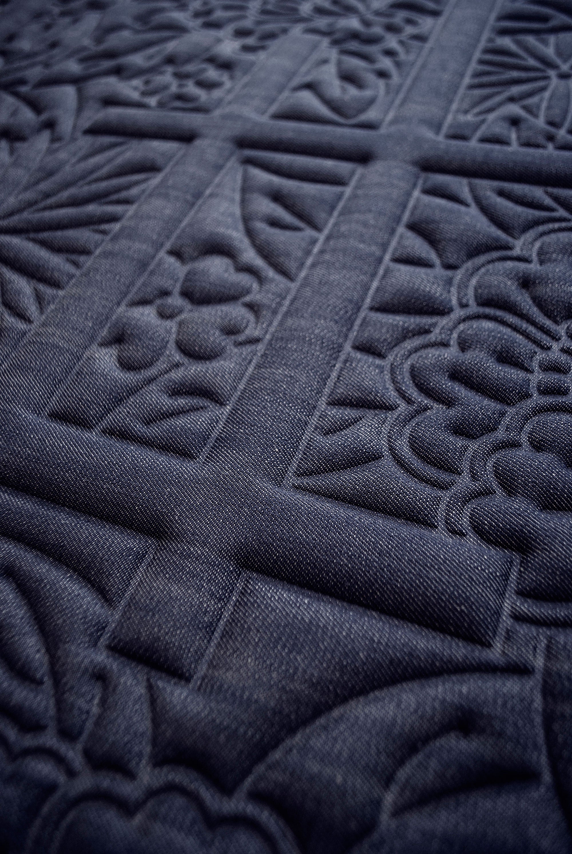 MO3030 Shoji Blossom Denim Tokyo Blue Wallpaper by Moooi