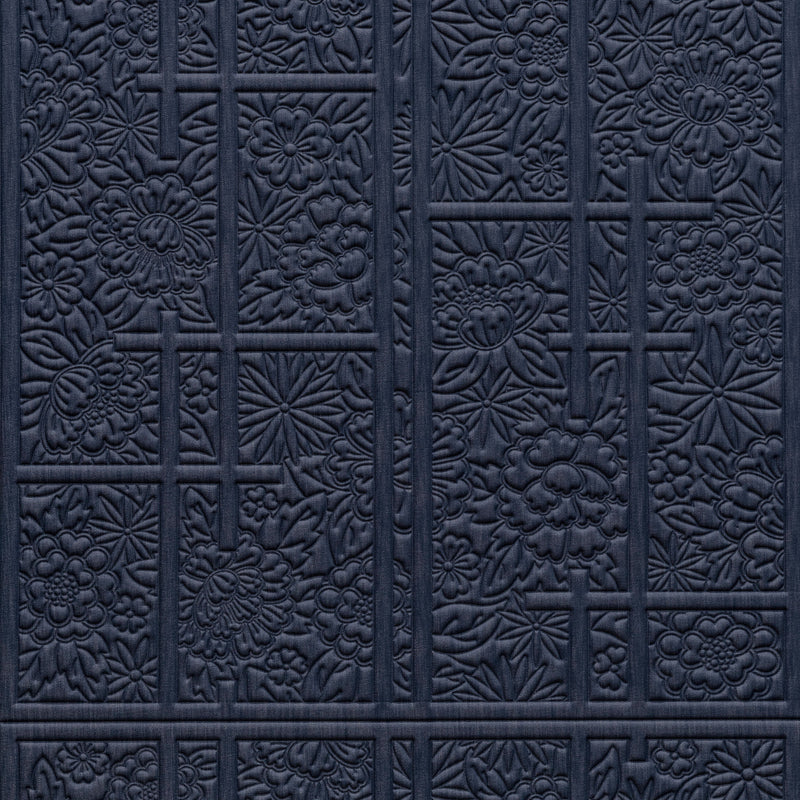 MO3030 Shoji Blossom Denim Tokyo Blue Wallpaper by Moooi