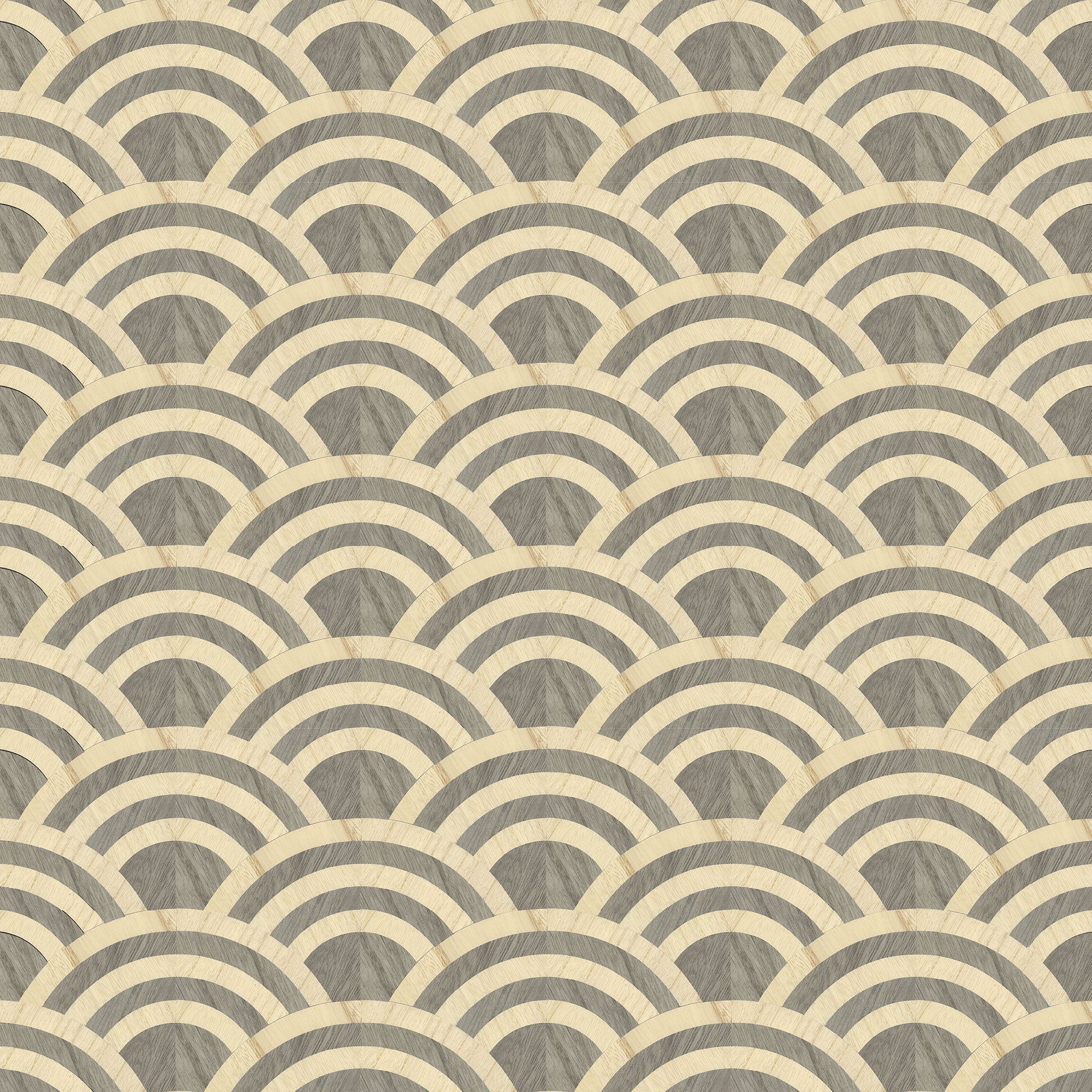 MO3042 Lucky O's Birch & Silver Tokyo Blue Wallpaper by Moooi