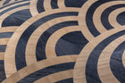 MO3043 Lucky O's Birch & Blue Tokyo Blue Wallpaper by Moooi