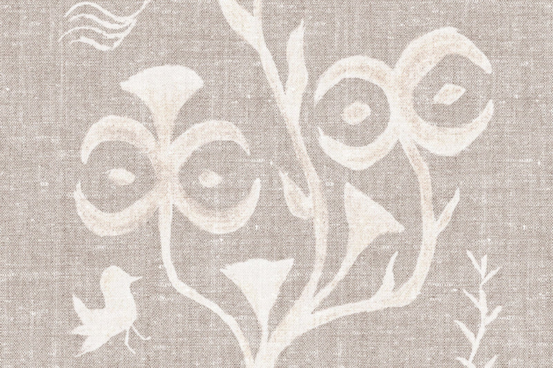 Monsoon Raffia Straw Wallpaper by Christopher Farr Cloth