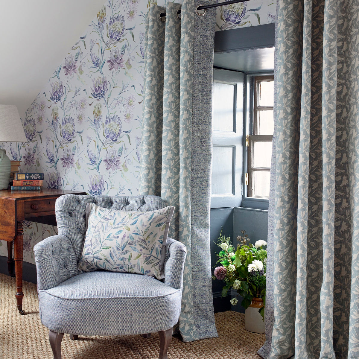 Moorehaven Skylark Wallpaper by Voyage Maison | MOOREHA/WPO/SKL