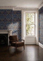 MOW0165-02 Blackthorn Indigo Colours of Morris Wallpaper by Morris & Co