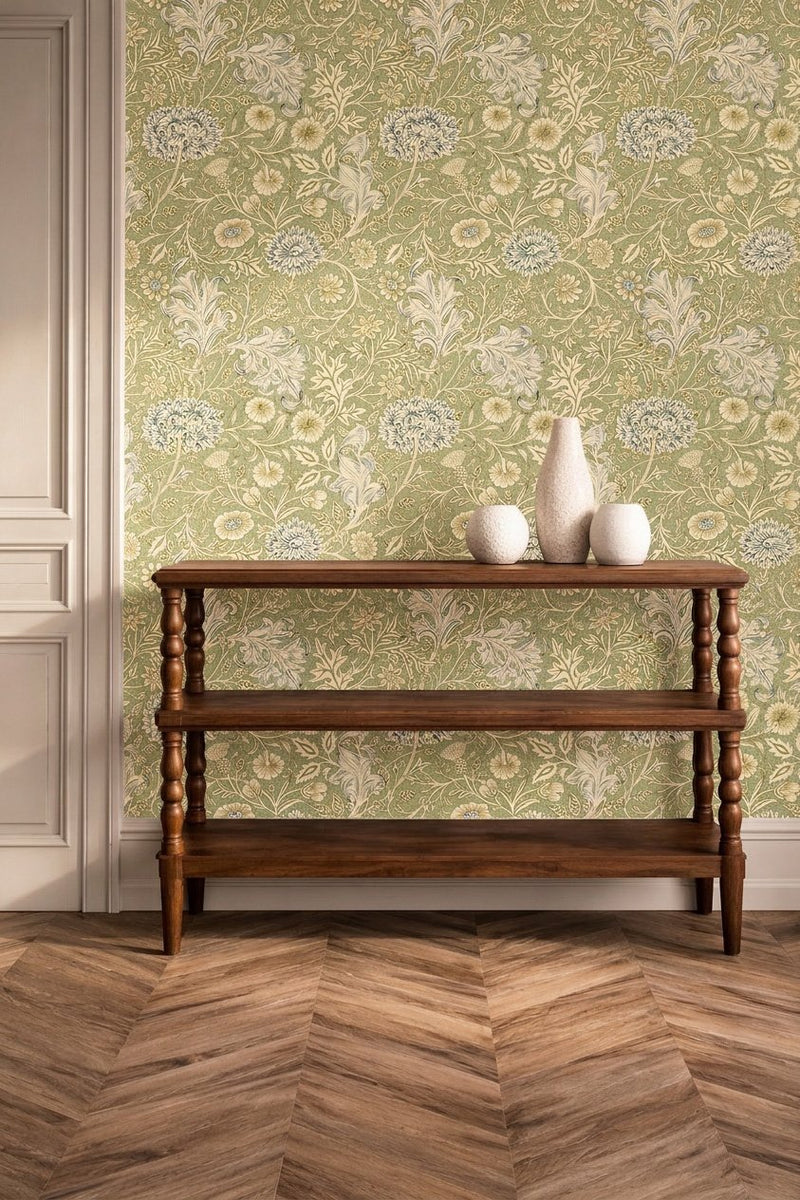 MOW0166-01 Double Bough Gooseberry Colours of Morris Wallpaper by Morris & Co