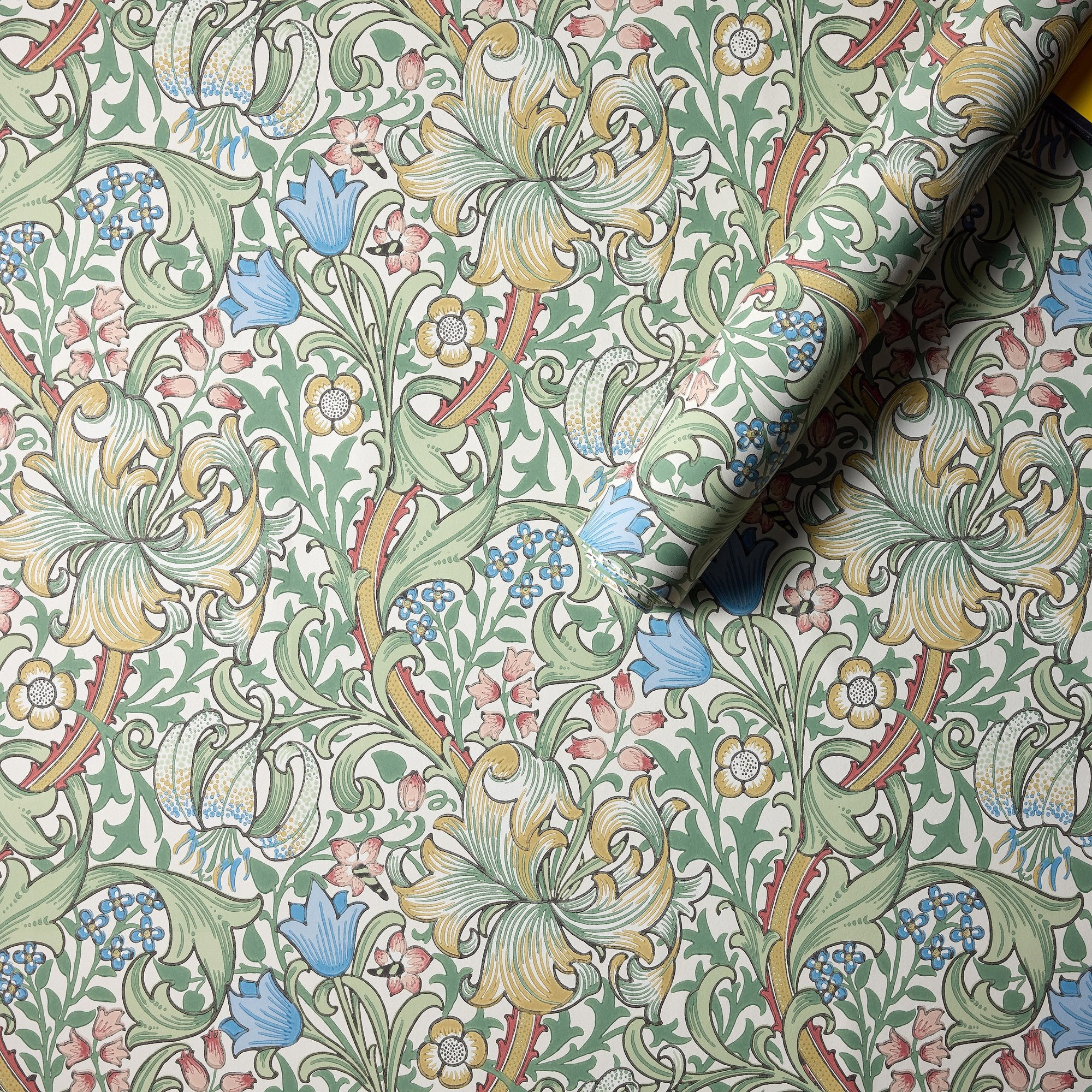 MOW0168-03 Golden Artichoke Colours of Morris Wallpaper by Morris & Co