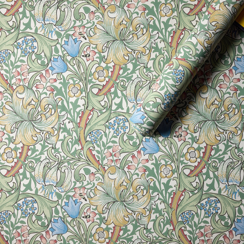 MOW0168-03 Golden Artichoke Colours of Morris Wallpaper by Morris & Co