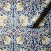 MOW0170-02 Pimpernel Indigo / Hemp Colours of Morris Wallpaper by Morris & Co