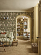 MOW0170-04 Pimpernel Walnut / Sage Colours of Morris Wallpaper by Morris & Co
