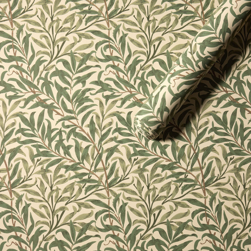 MOW0174-01 Willow Boughs Forest Colours of Morris Wallpaper by Morris & Co