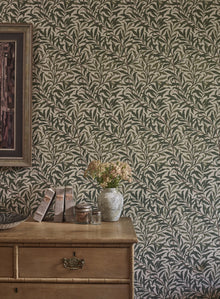 MOW0174-01 Willow Boughs Forest Colours of Morris Wallpaper by Morris & Co