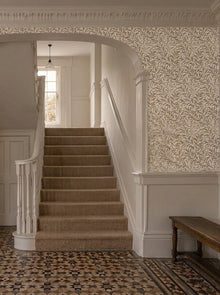 MOW0174-02 Willow Boughs Stone Colours of Morris Wallpaper by Morris & Co
