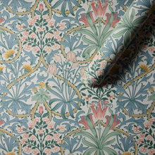 MOW0175-03 Woodland Weeds Rose / Weld Colours of Morris Wallpaper by Morris & Co