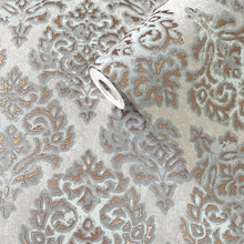 MT2035 Lustre Metallic Rose Gold Wallpaper by Galerie