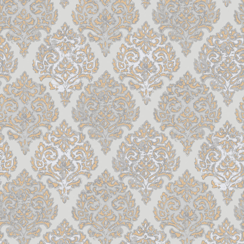MT2035 Lustre Metallic Rose Gold Wallpaper by Galerie