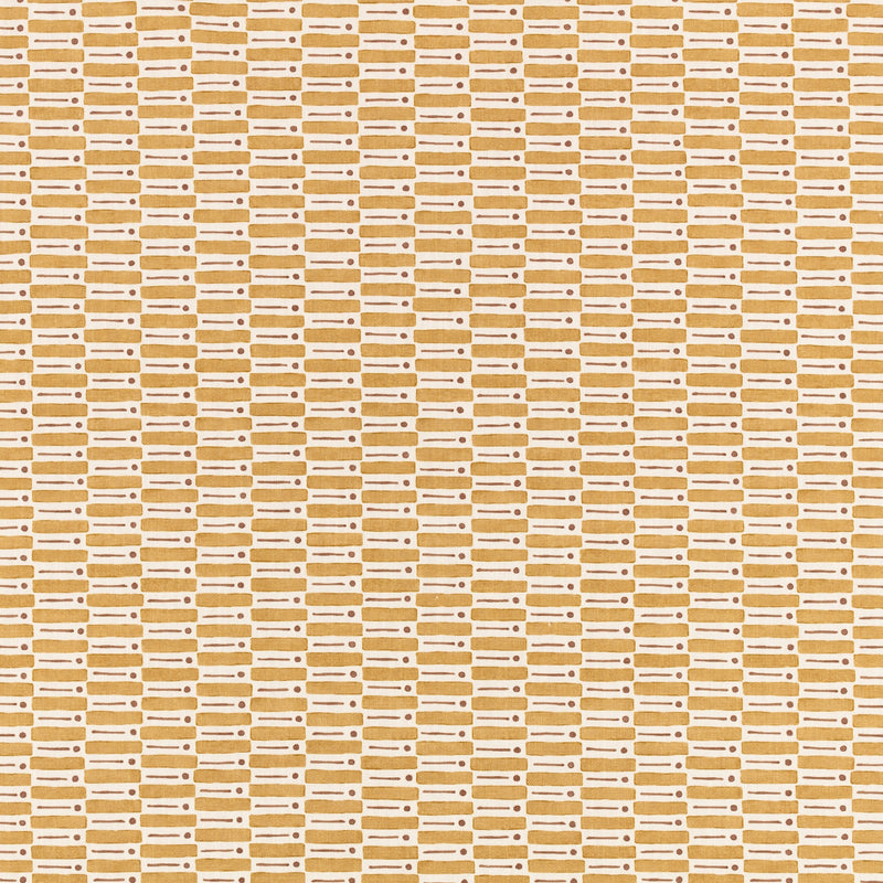 Odara Ochre Averly Fabric by Romo