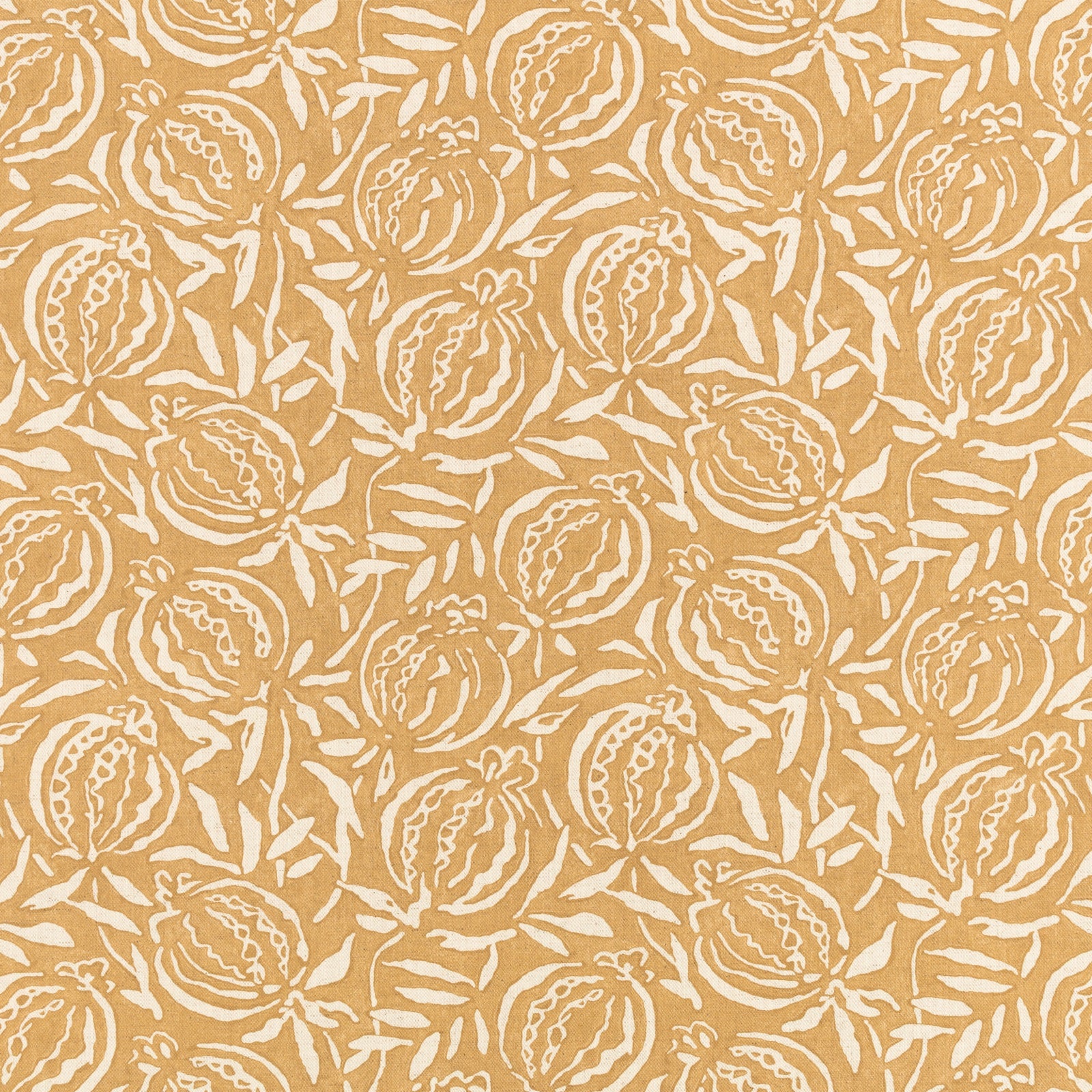 Taia Ochre Averly Fabric by Romo