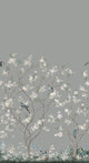 Lingering Garden Grey Classics Mural by York Wallcoverings