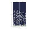 MU0315M Lingering Garden Navy Classics Mural by York Wallcoverings