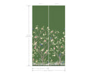 MU0316M Lingering Garden Green Classics Mural by York Wallcoverings